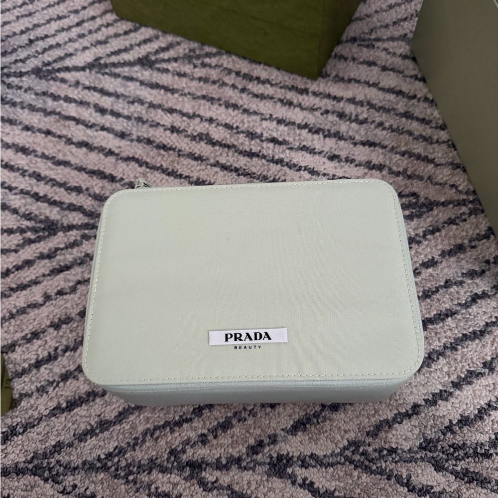 Prada Light Green Beauty Pouch